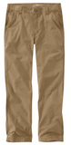 Carhartt MEN'S WORK PANT - RELAXED FIT - RUGGED FLEX® - CANVAS- 102291 - Dark Khaki