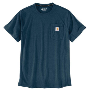 CARHARTT FORCE® RELAXED FIT SHORT-SLEEVE POCKET T-SHIRT - Light Huron Heather - 106652-446