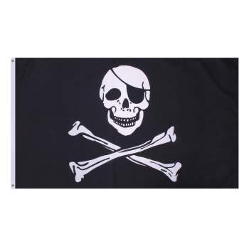 Jolly Roger 3x5 Poly Flag