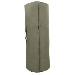 Rothco Canvas Duffle Bag with Side Zipper - OD GREEN - 21" x 36" - 3478