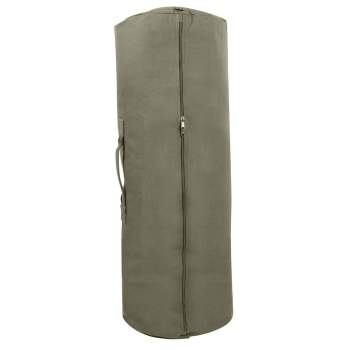 Rothco Canvas Duffle Bag with Side Zipper - OD GREEN - 21