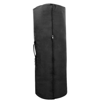 Rothco Canvas Duffle Bag with Side Zipper - BLACK - 21