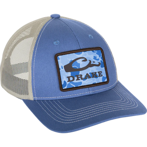 Drake Old School Patch 2.0 Mesh Back Cap - Brilliant Blue