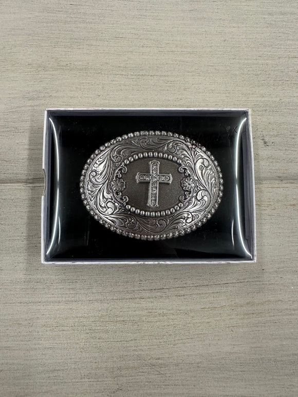 Nocona Cross Belt Buckle