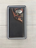 Zep-Pro Fence Rows Leather Roper Concho Wallet - Deer