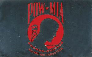 POW*MIA Red 3x5 Flag