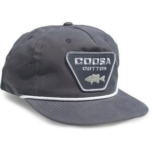 Coosa Cotton "The Skiff" Rope Hat - Charcoal