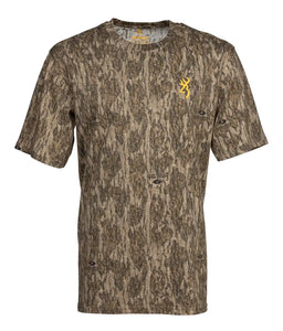 Browning Wasatch Short Sleeve T-Shirt - Mossy Oak Bottomland